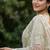 Women's pistq net partywear saree with unstitched blouse