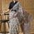 Geometric print cotton silk ready to wear saree