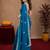Morpich soft shimmer chiffon embroidery work saree with unstitched blouse piece
