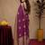 wine soft pure pethani silk blend with jari weave work saree with unstitched blouse piece