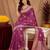 purple soft pure pethani silk blend with jari weave work saree with unstitched blouse piece