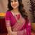 rani pink soft pure pethani silk blend with jari weave work saree with unstitched blouse piece