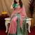 pink rama soft silk blend with jacquard woven work saree with unstitched blouse piece