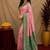 pink rama soft silk blend with jacquard woven work saree with unstitched blouse piece