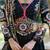 Black Cotton Navratri Mirror Work Lehenga Choli With Dupatta