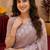 Dusty onion linen digital print work saree with unstitched blouse piece