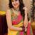 Yellow linen digital print work saree with unstitched blouse piece