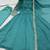teal green color fancy embroidery sequin and cording work silk blend gown set