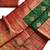 dark green color intricate color thread weaving design rich weaving pallu benarasi silk blend sarees