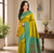 mustard yellow color intricate color thread weaving design rich weaving pallu benarasi silk blend sarees