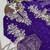 purple color embroidery and sequin work with lace border cotton kurti palazzo set