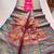 rani pink color intricate color thread weaving design rich weaving pallu benarasi silk blend sarees