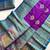violet color intricate color thread weaving design rich weaving pallu benarasi silk blend sarees