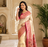 white color intricate color thread weaving design rich weaving pallu benarasi silk blend sarees