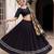BLACK RAYON PARTY WEAR EMBROIDERY NAVRATRI LEHENGA CHOLI