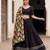BLACK RAYON PARTY WEAR EMBROIDERY NAVRATRI LEHENGA CHOLI