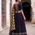 BLACK RAYON PARTY WEAR EMBROIDERY NAVRATRI LEHENGA CHOLI