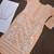 peach color fancy embroidery thread work cotton kurti palazzo set