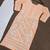 peach color fancy embroidery thread work cotton kurti palazzo set