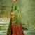 graan silk blend fancy saree with blouse