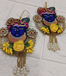 handmade shrinath ji shubh labh hanging for home decor pack of 2