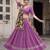 MAUVE PURPLE RAYON EMBROIDERY PARTY WEAR LEHENGA CHOLI 