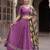 MAUVE PURPLE RAYON EMBROIDERY PARTY WEAR LEHENGA CHOLI 