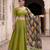 PARROT GREEN RAYON PARTY WEAR EMBROIDERY LEHENGA CHOLI