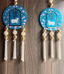 decorative shubh labh hanging for diwali home decor pack of 2