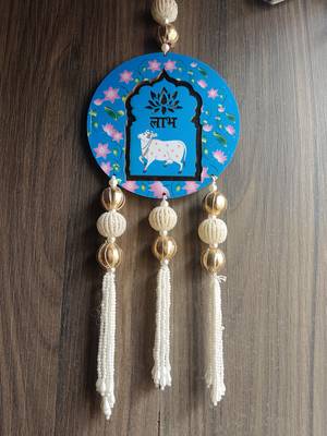 decorative shubh labh hanging for diwali home decor pack of 2 4