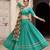 SEA GREEN RAYON EMBROIDERY PARTY WEAR LEHENGA CHOLI