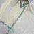 OFF- white color fancy embroidery thread work organza kurti set