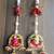 handmade rajasthani moti chudi puppet toran for home decor pack of 2