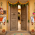 handmade multicolor shubh labh lotus hanging for home decor pack of 2