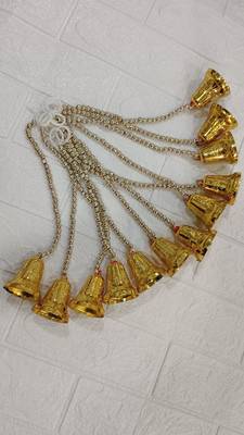 handmade bead bell hanging for home decor pack of 6 1