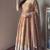 Gold colour  heavy embroidered anarkali kurta set with designer cutwork dupatta & pant