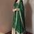 Green colour  heavy embroidered anarkali kurta set with designer cutwork dupatta & pant