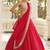 Red Organza Silk Wedding Lehenga Choli