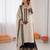 Off white reyon satin thread work plazzo suit