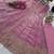 Pink colour  heavy embroidered anarkali kurta set with designer cutwork dupatta & pant