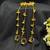 Gold Hathphool Hand Harness, Half moon design Indian Bridal Hand Chain Ghungroo Jewelry
