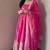 Rani pink colour  heavy embroidered anarkali kurta set with designer cutwork dupatta & pant