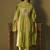 Green embroidery cotton anarkali