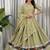 Olive Green Navratri Chaniya Choli