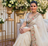 Cream tissue embroidery work saree with work blouse piece