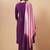 Wine embroidered with handwork
 chinnon straight