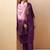 Wine embroidered with handwork
 chinnon straight