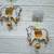 handmade mdf cow shubh labh hanging  side door & wall hanging with latkan decor hanging pack of 2 (small127)