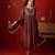 Maroon vichitra silk embroidered anarkali kurta set