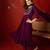 Wine vichitra silk embroidered anarkali kurta set